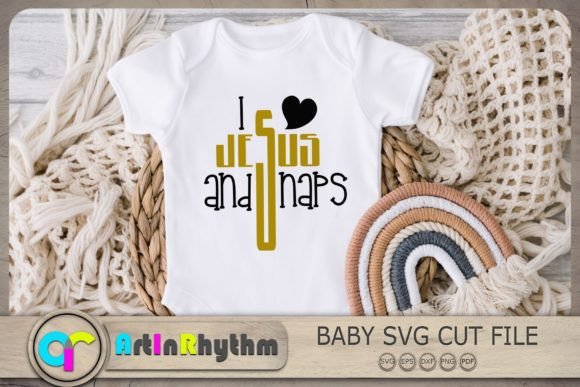 I Love Jesus and Naps SVG: Graphics for Crafts Branding