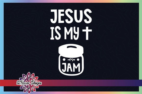 Jesus is My Jam Graphic for Crafts and Branding