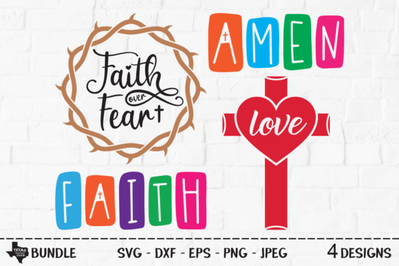 Religious Bundle Graphics for Faith-Based Crafts